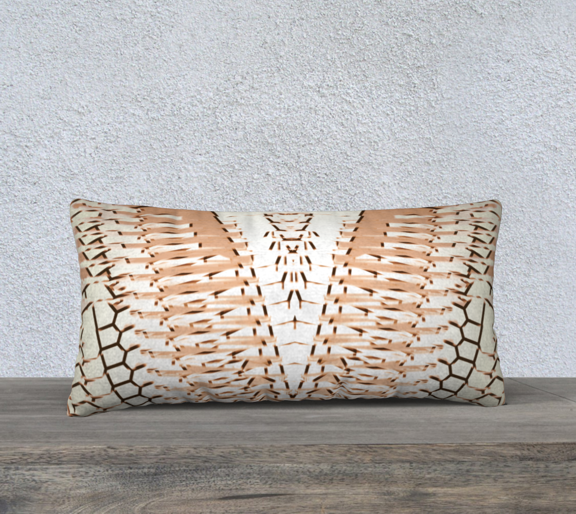 pillow cover pink beige-12x24