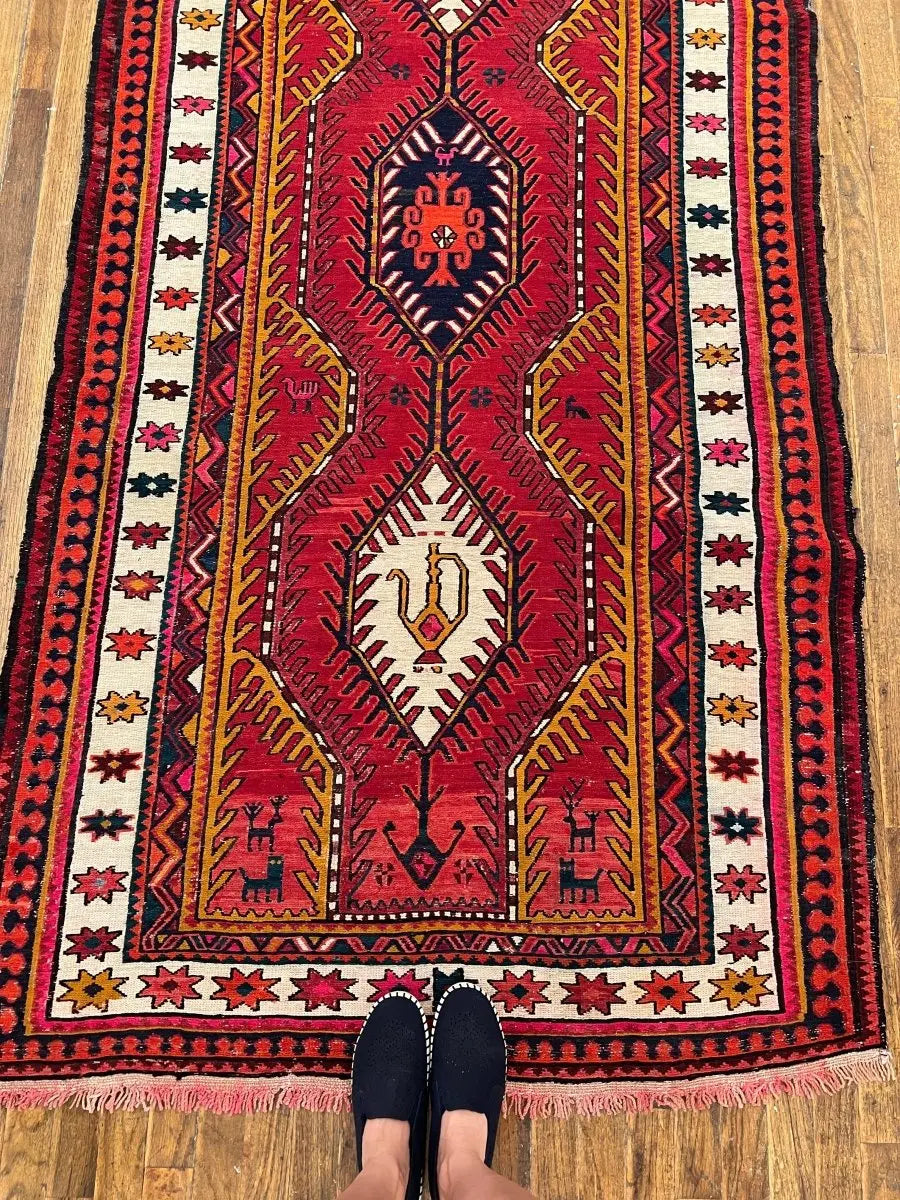 Persian Azerbaijan Soumak Runner | 3' 9" x 11'