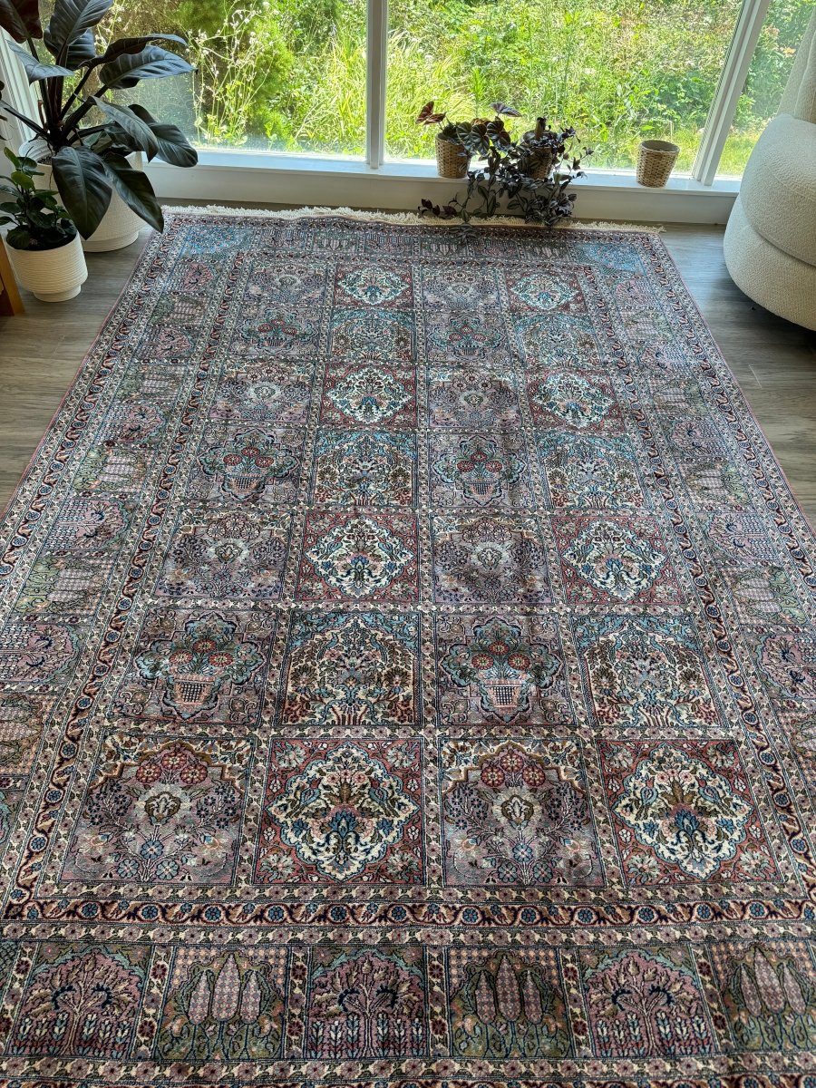 Indian Kashmir Rug | 6' 0" x 8' 11"