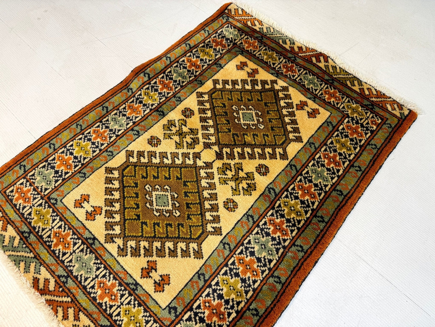 Persian Turkmen Rug | 2' 1” x 2' 11"