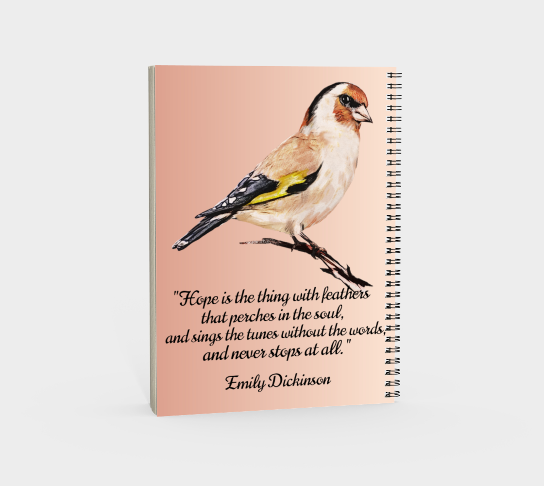 finch spiral notebook-portrait
