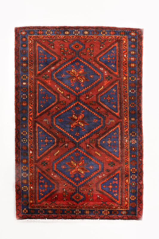 Persian Hamadan Rug | 4' 6" x 7' 3"