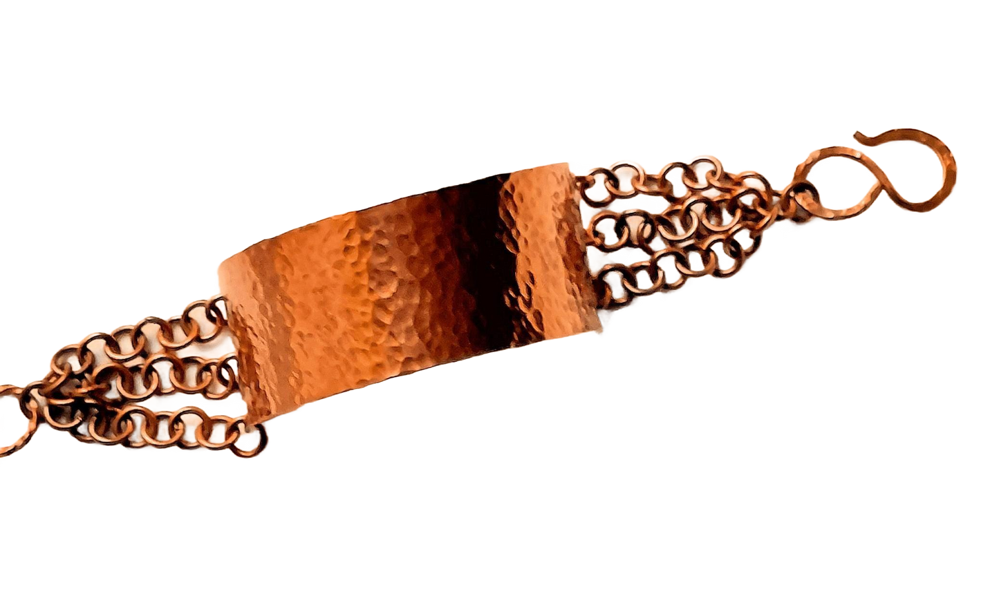 Hammered Copper Bracelet