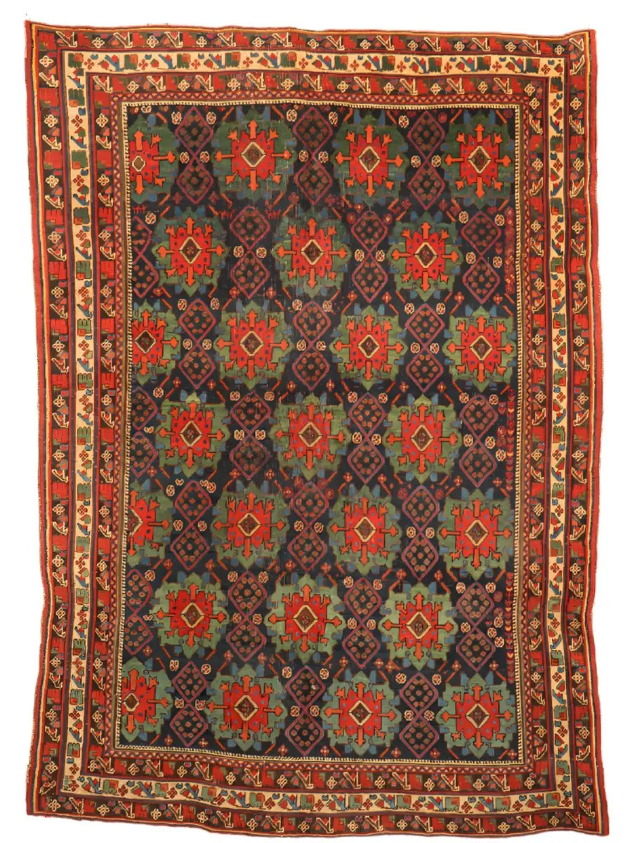 Antique Afshar Rug | 4' 3" x 5' 11"