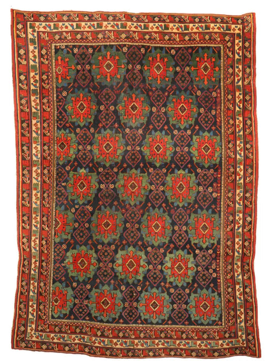 Antique Afshar Rug | 4' 3" x 5' 11"