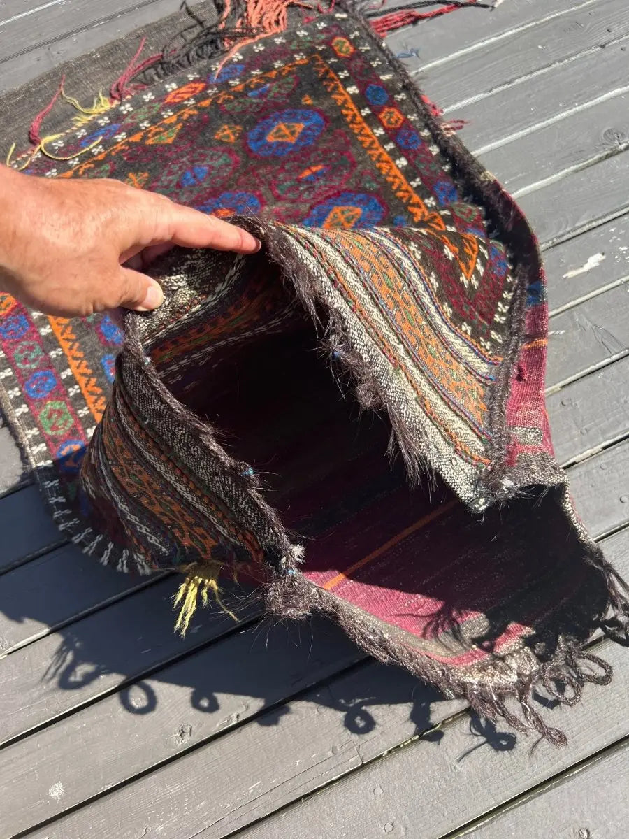 Antique Baluch Saddlebag  | 2' 7" x 3' 11"