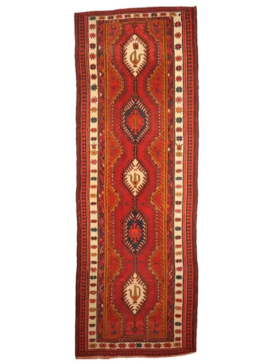 Persian Azerbaijan Soumak Runner | 3' 9" x 11'
