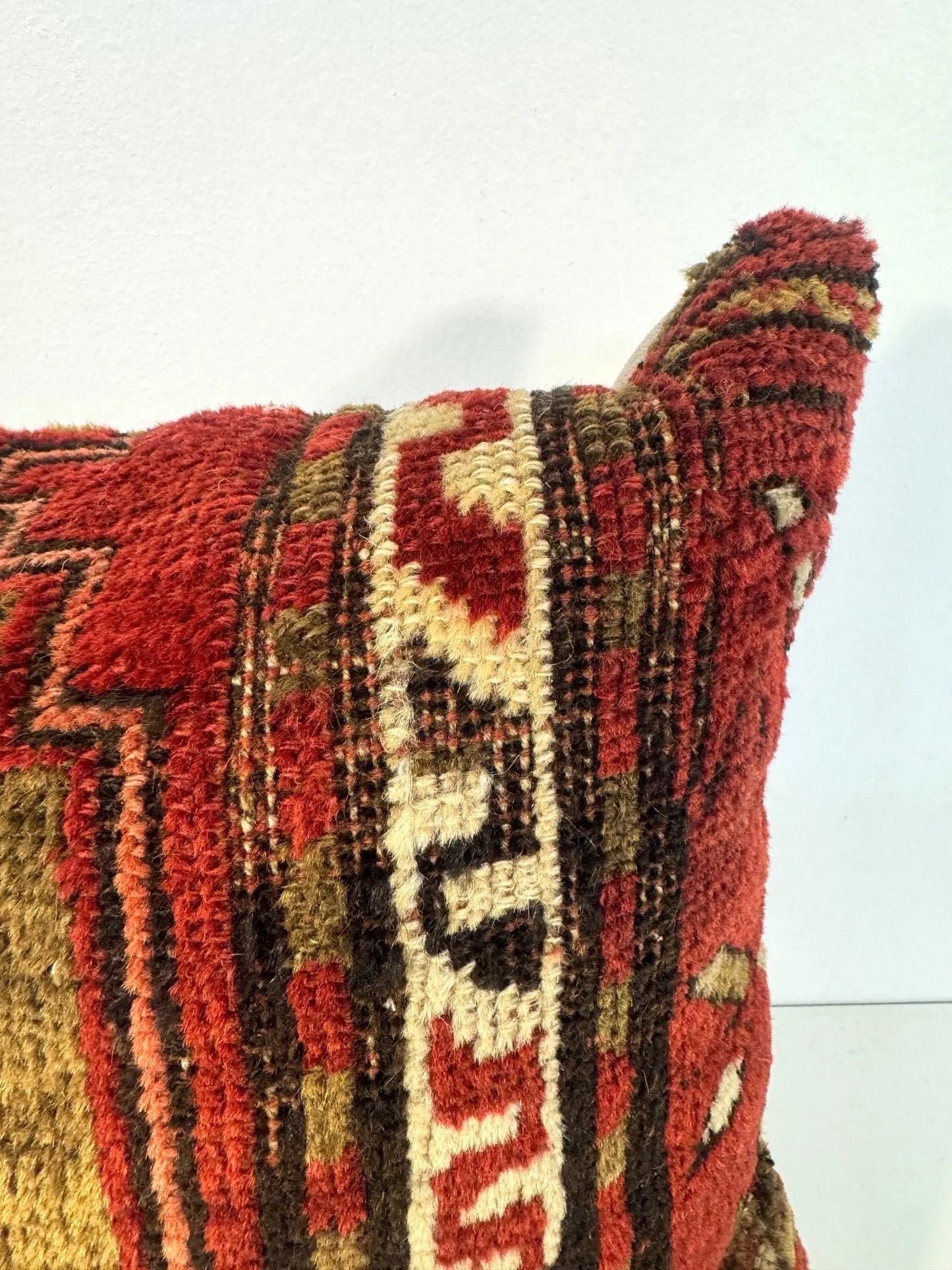 One-of-a-Kind Handmade Persian Rug Pillow #31 | 16" x 16"