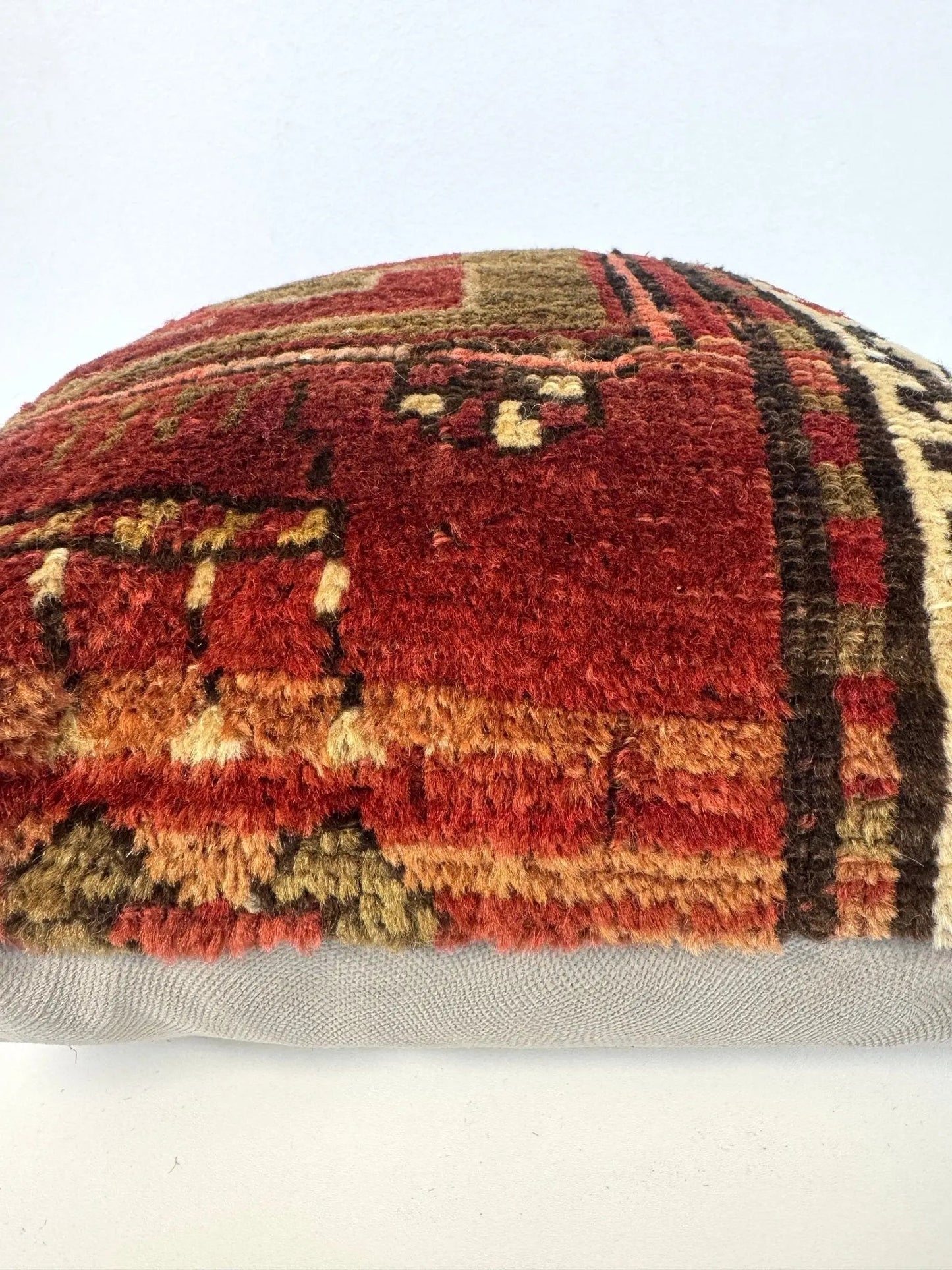 One-of-a-Kind Handmade Persian Rug Pillow #31 | 16" x 16"