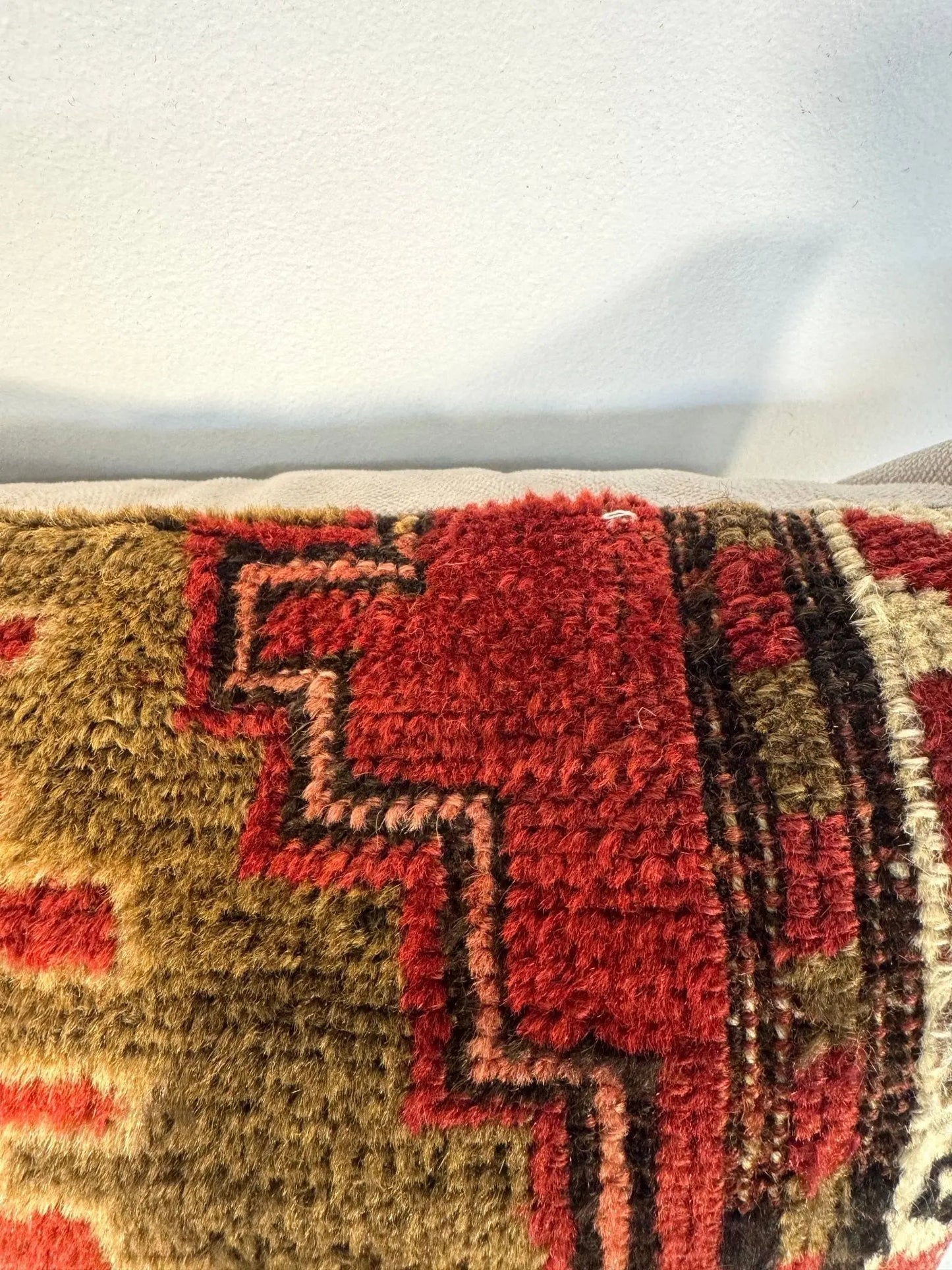 One-of-a-Kind Handmade Persian Rug Pillow #31 | 16" x 16"