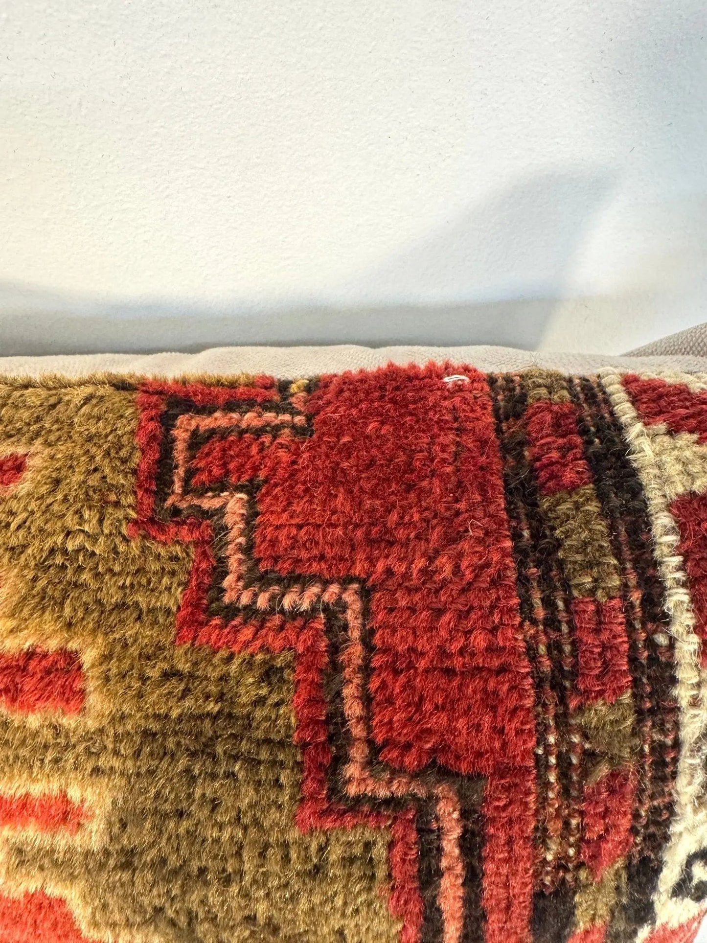 One-of-a-Kind Handmade Persian Rug Pillow #31 | 16" x 16"