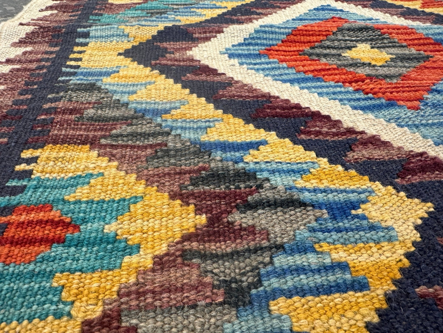 Afghan Maimana Kilim Rug | 2' 1" x 3' 3"