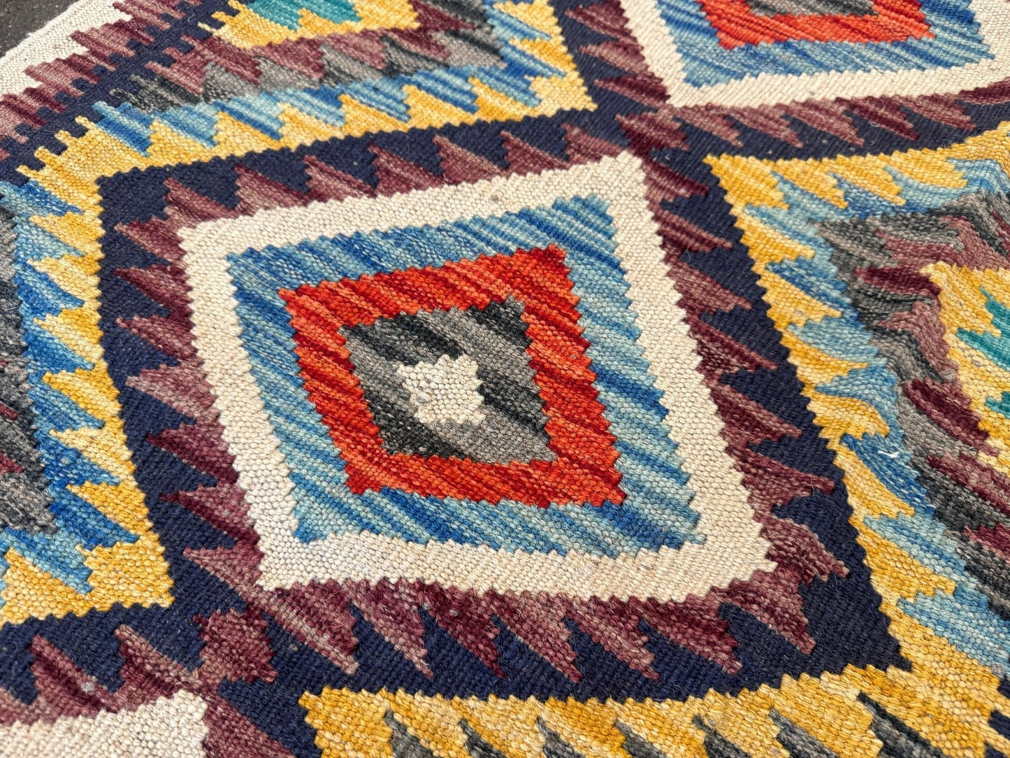 Afghan Maimana Kilim Rug | 2' 1" x 3' 3"