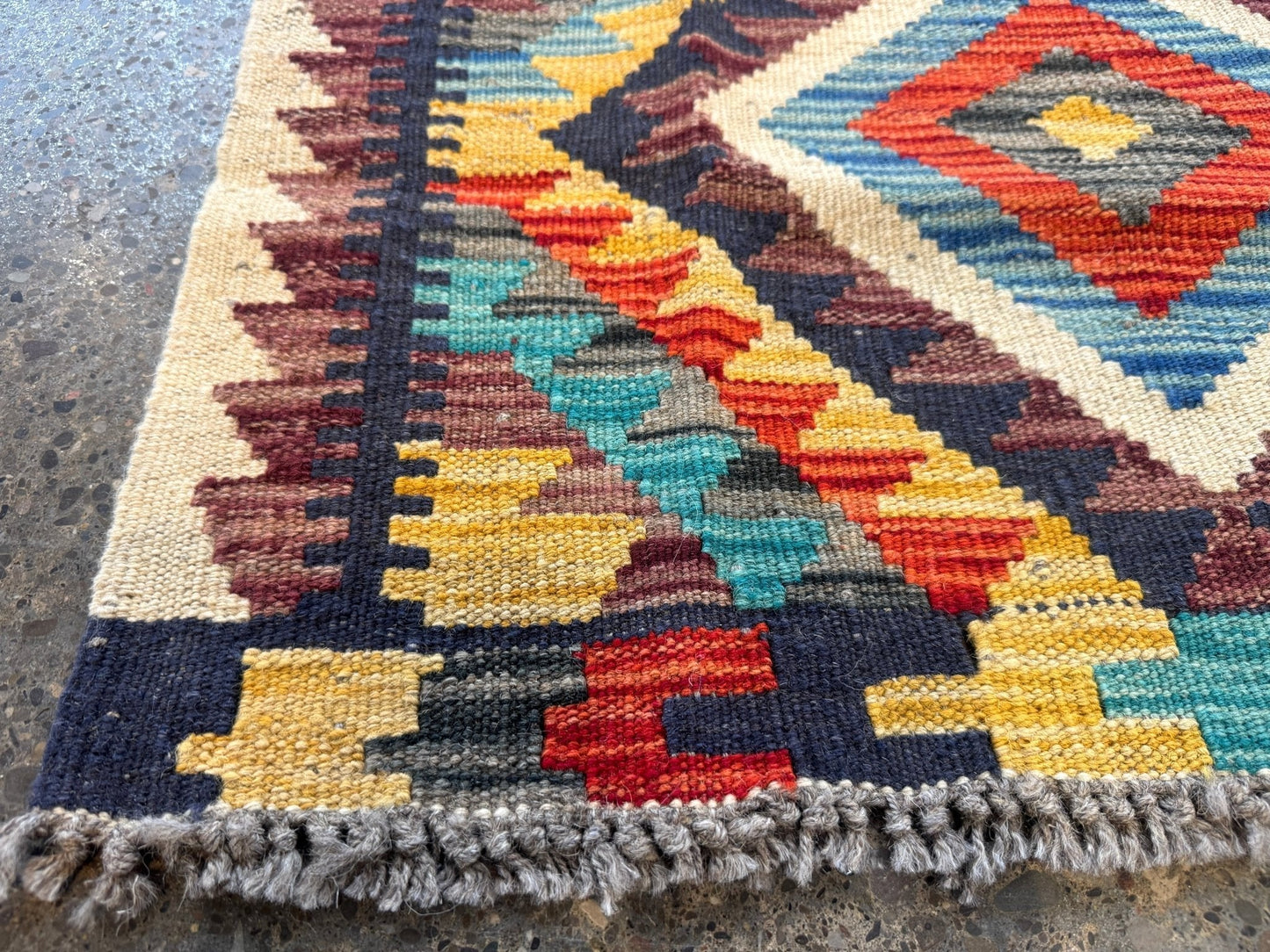 Afghan Maimana Kilim Rug | 2' 1" x 3' 3"