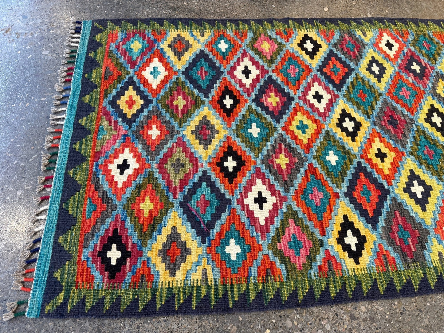 Afghan Maimana Kilim Rug | 2' 10" x 4' 5"