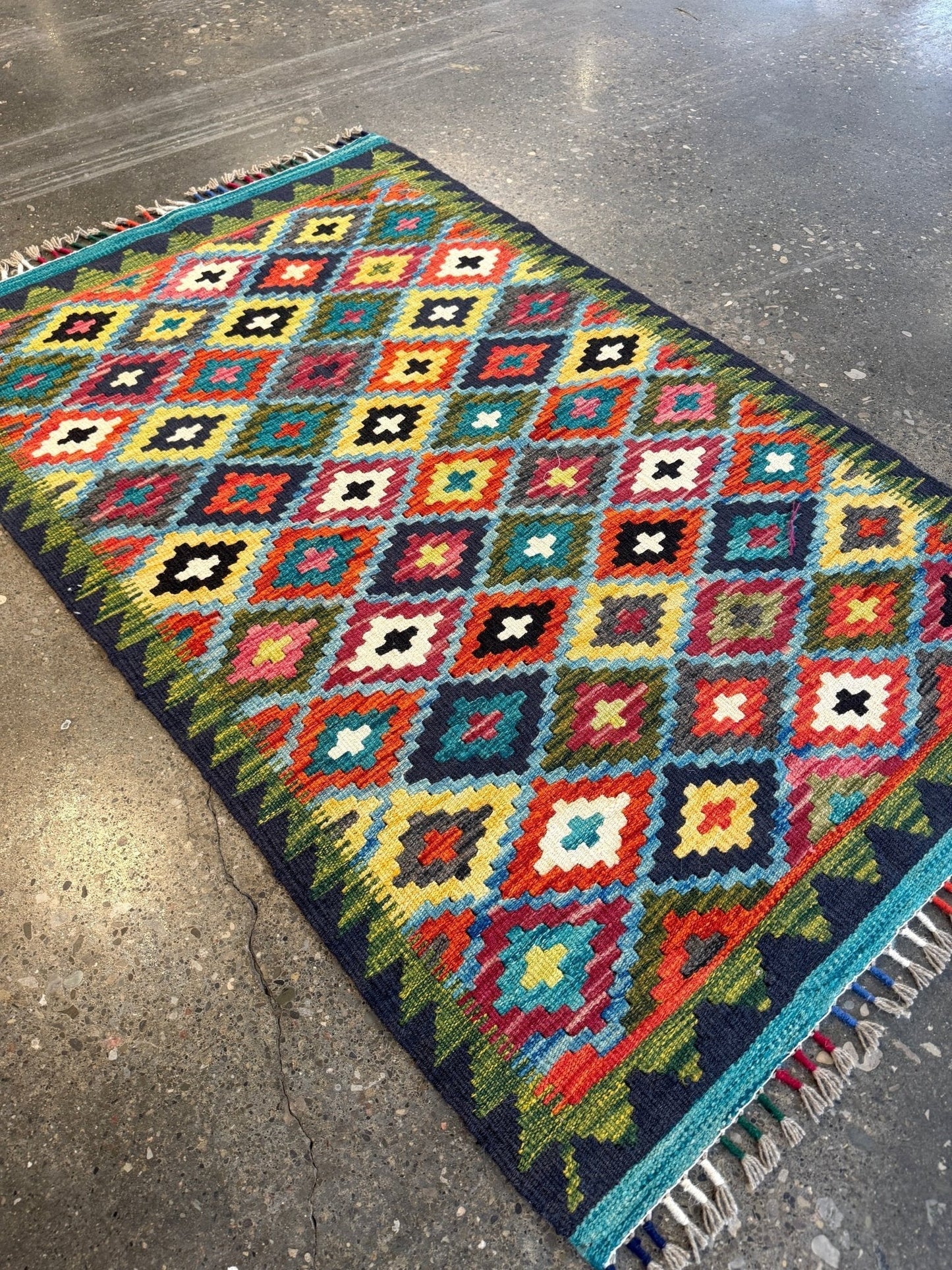 Afghan Maimana Kilim Rug | 2' 10" x 4' 5"