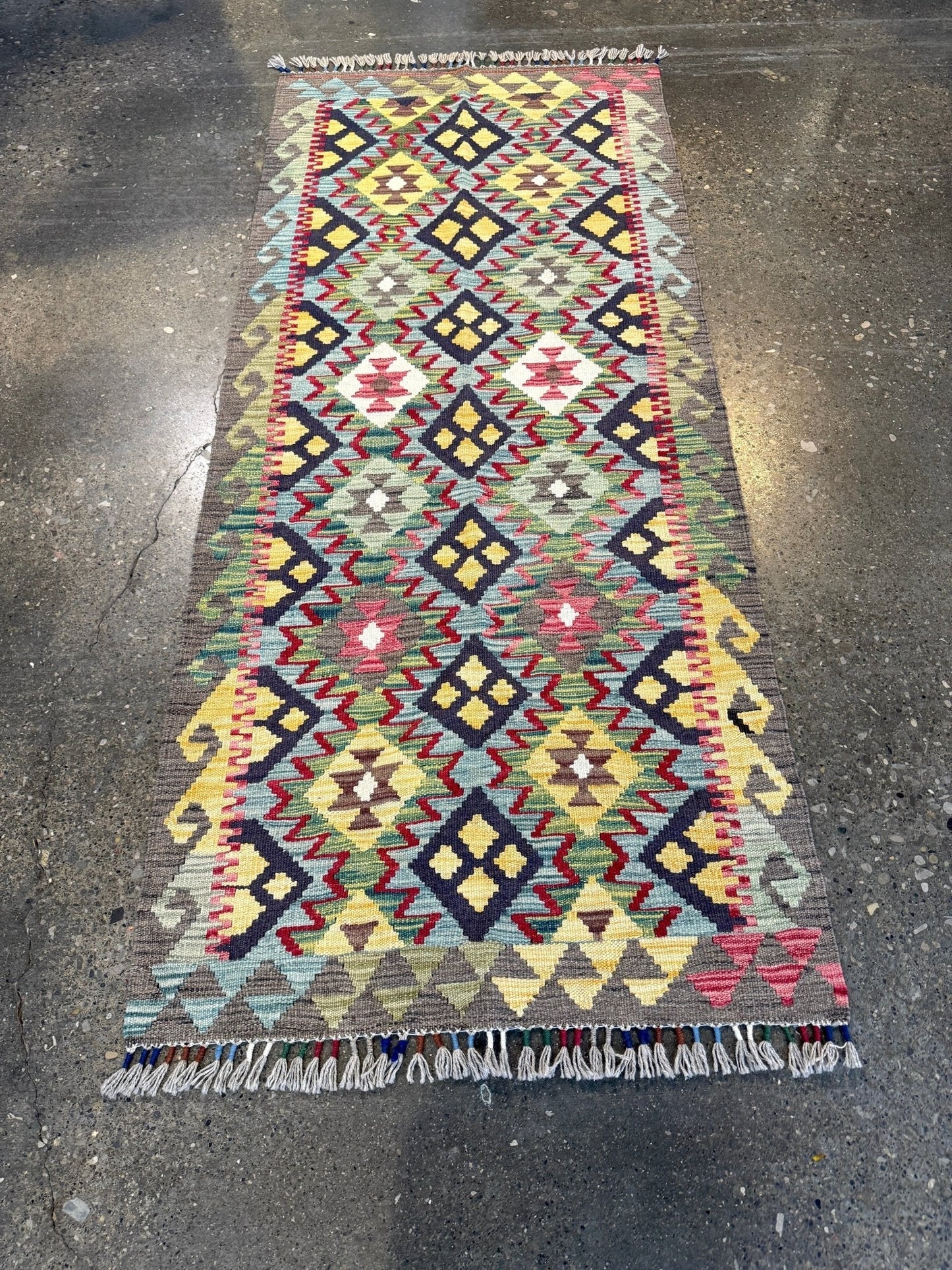 Afghan Maimana Kilim Rug | 2' 8" x 6' 3"