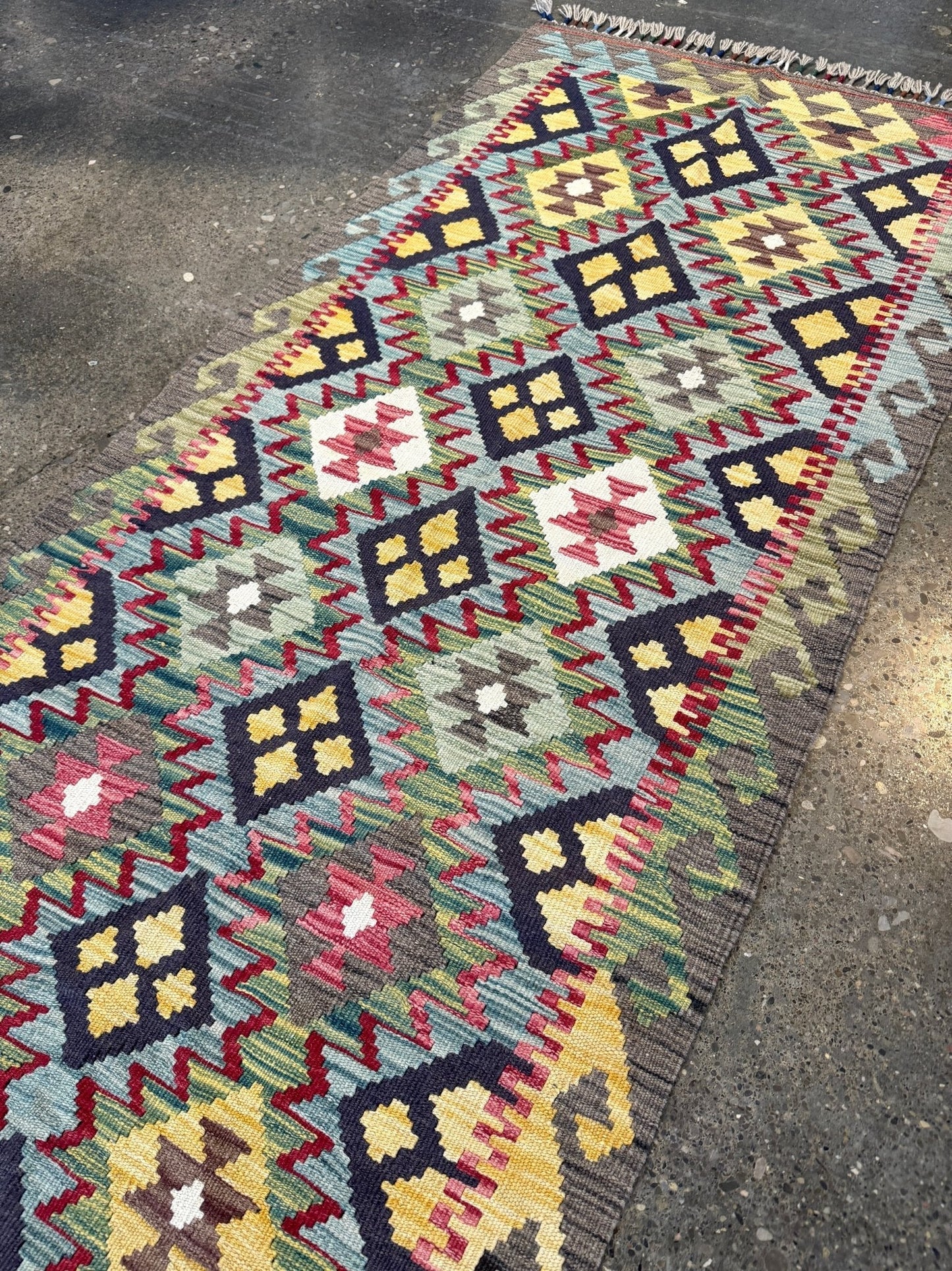 Afghan Maimana Kilim Rug | 2' 8" x 6' 3"
