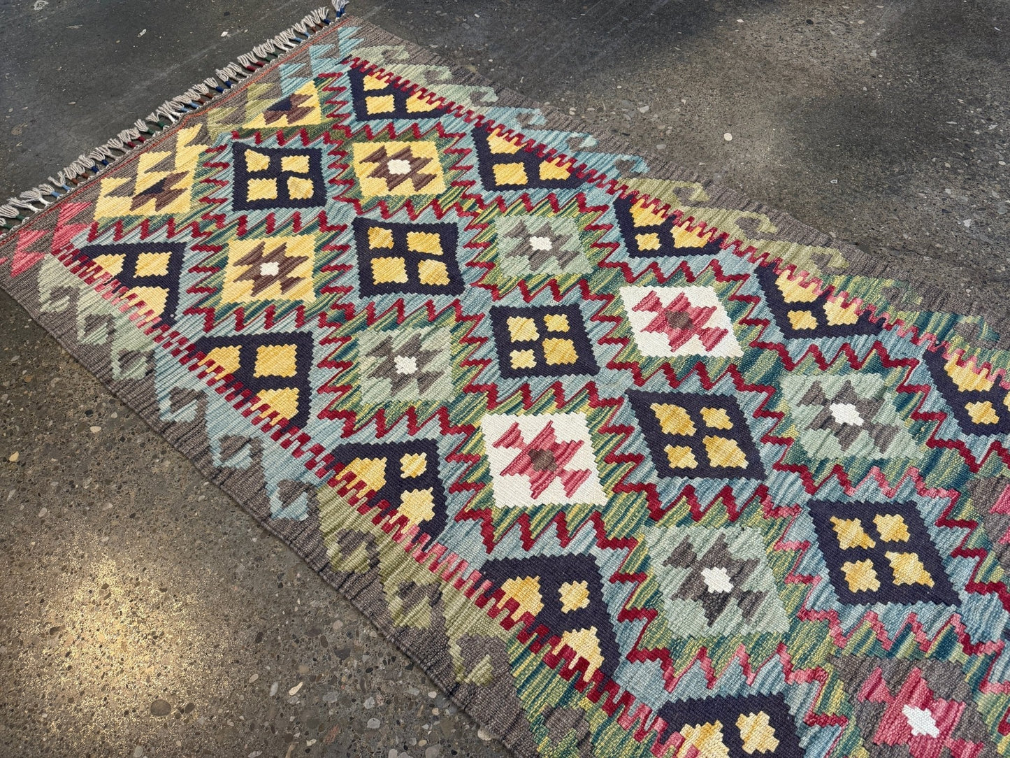 Afghan Maimana Kilim Rug | 2' 8" x 6' 3"