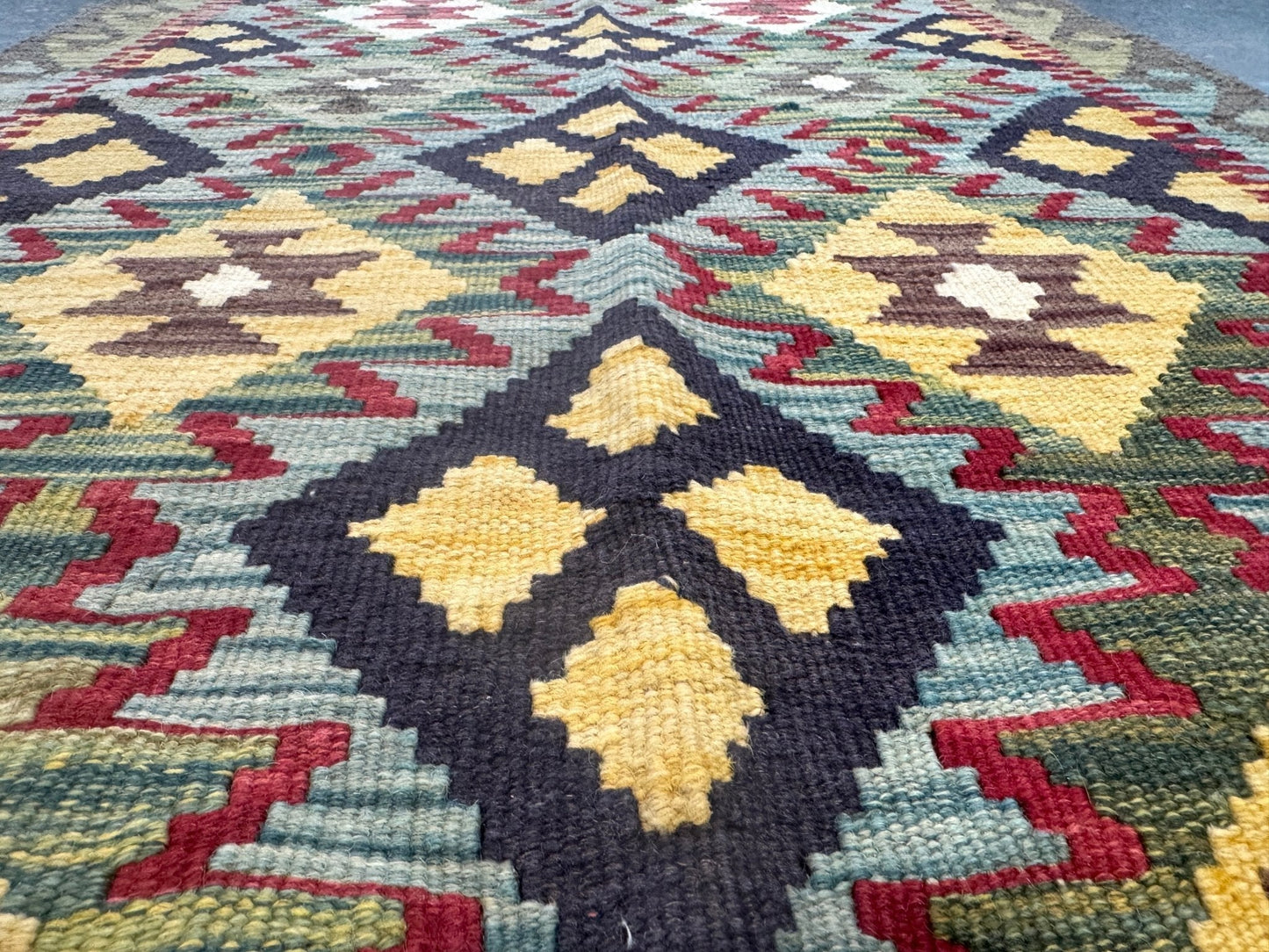 Afghan Maimana Kilim Rug | 2' 8" x 6' 3"