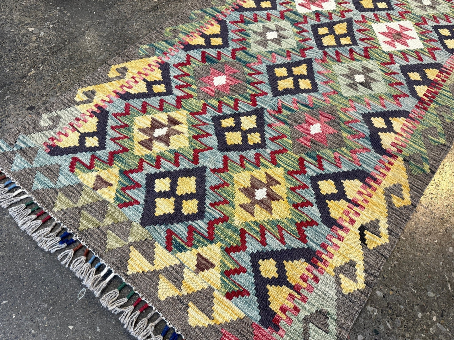 Afghan Maimana Kilim Rug | 2' 8" x 6' 3"