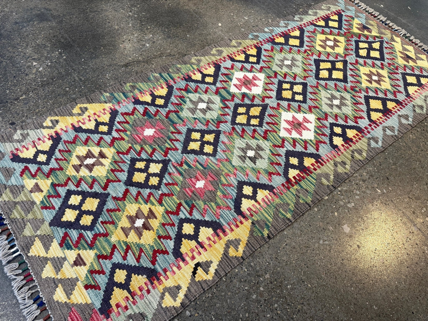 Afghan Maimana Kilim Rug | 2' 8" x 6' 3"