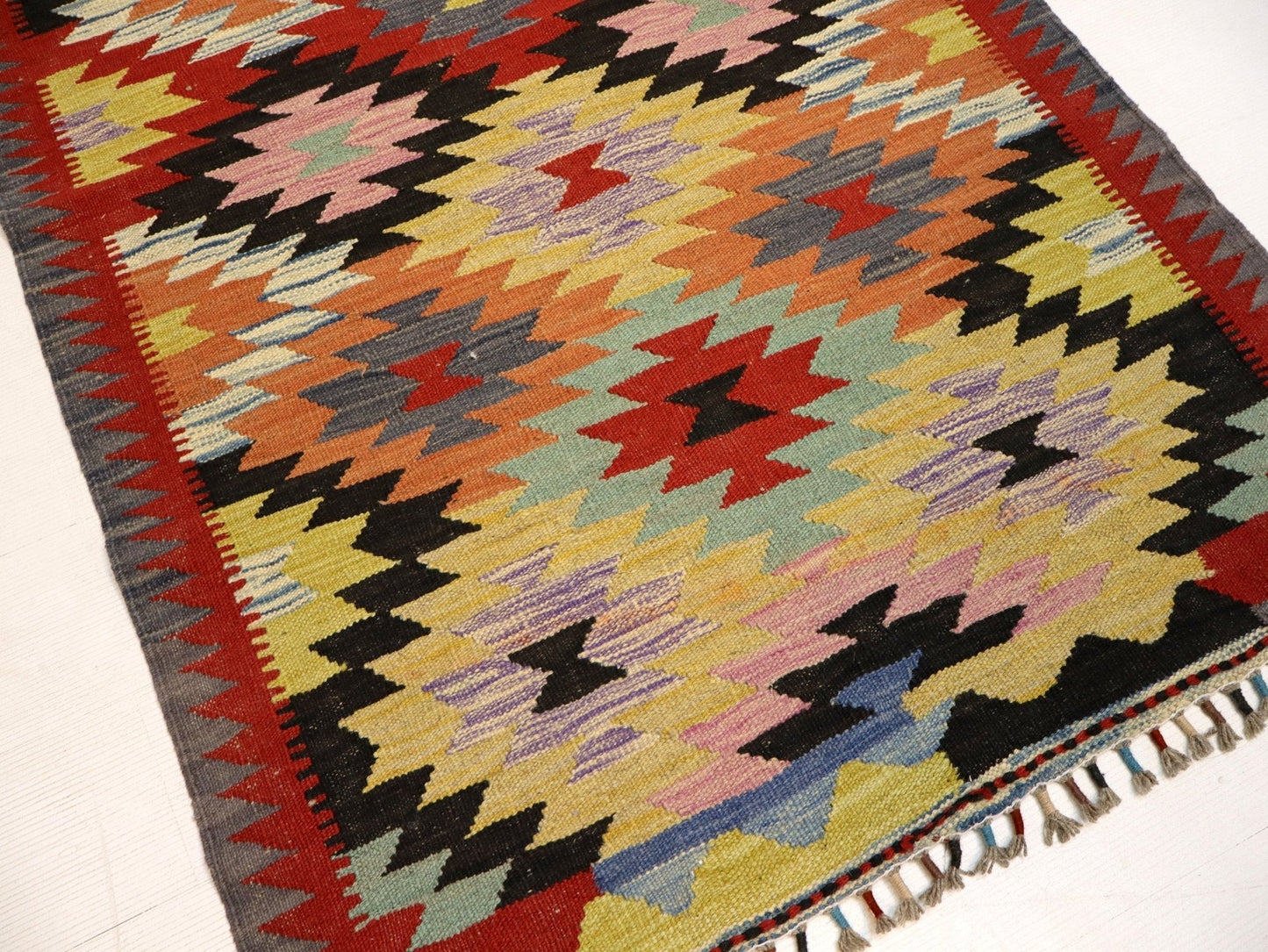 Afghan Maimana Kilim Rug | 3' 3" x 5' 1"