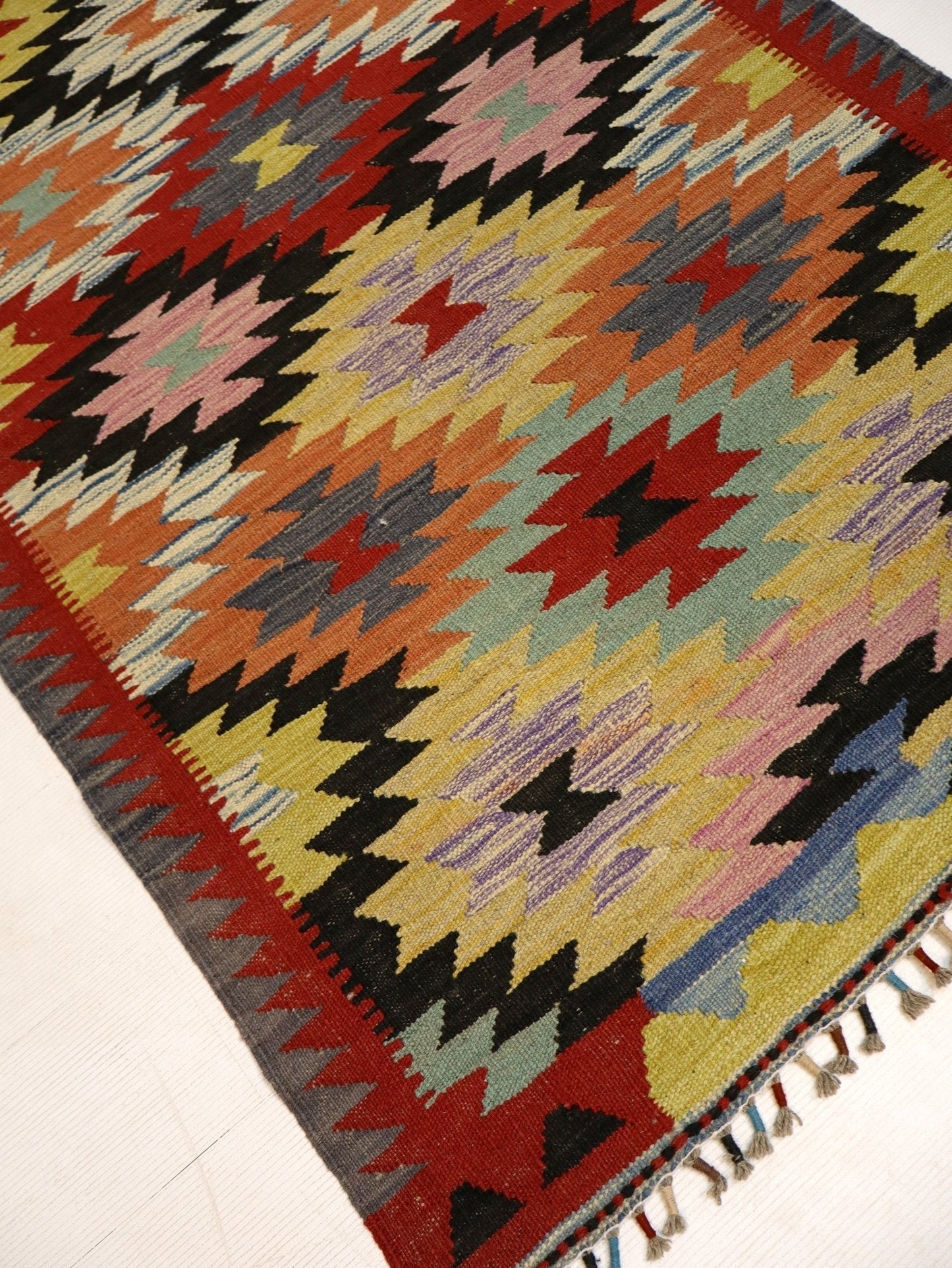 Afghan Maimana Kilim Rug | 3' 3" x 5' 1"