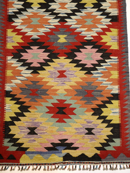 Afghan Maimana Kilim Rug | 3' 3" x 5' 1"
