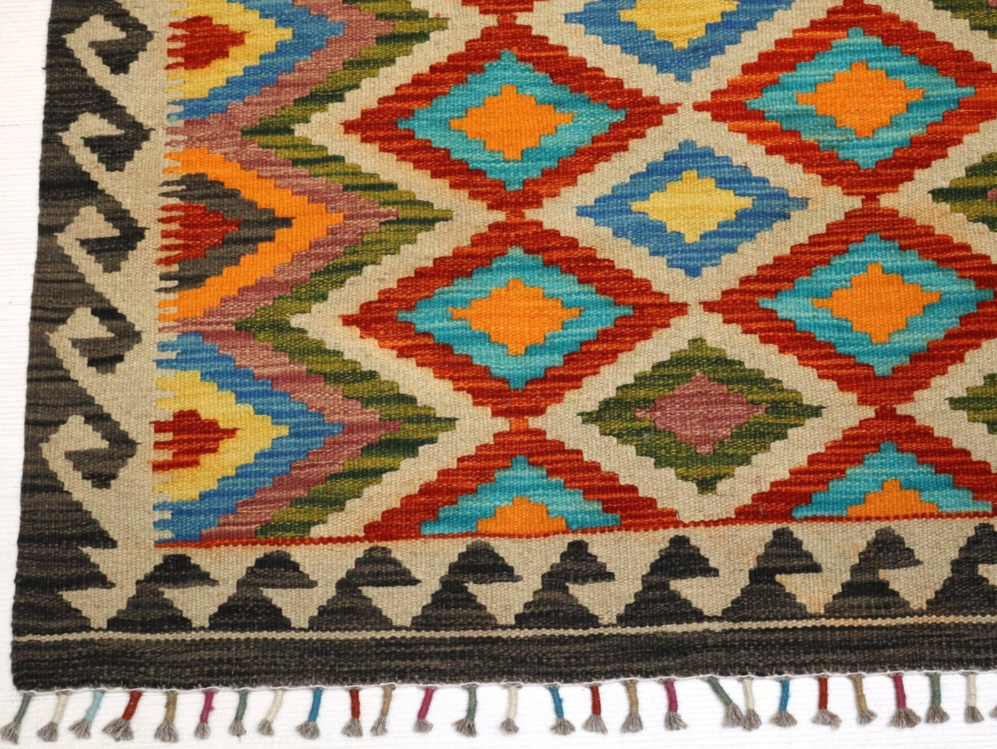 Afghan Maimana Kilim Rug | 3' 4" x 5'