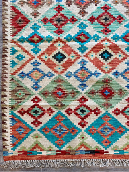 Afghan Maimana Kilim Rug | 3' 5" x 5' 1"