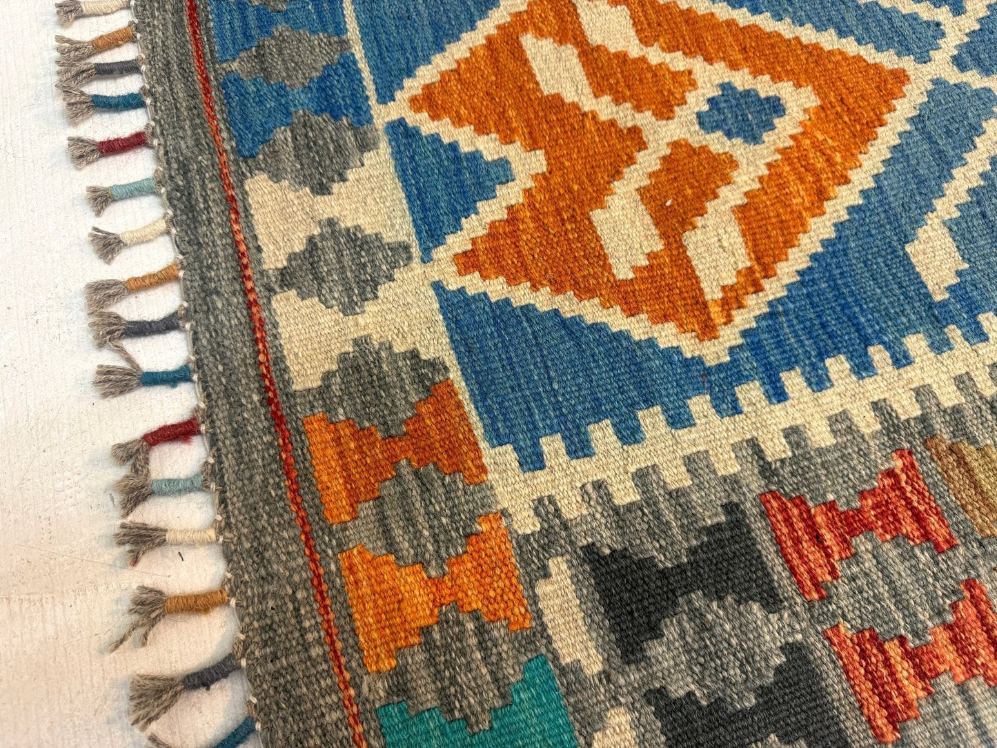 Afghan Maimana Kilim Rug | 4' 1" x 5' 9"