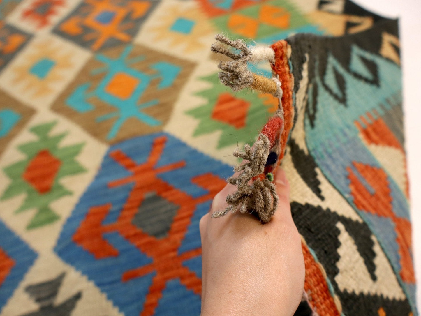 Afghan Maimana Kilim Rug | 4' 2" x 6' 6"