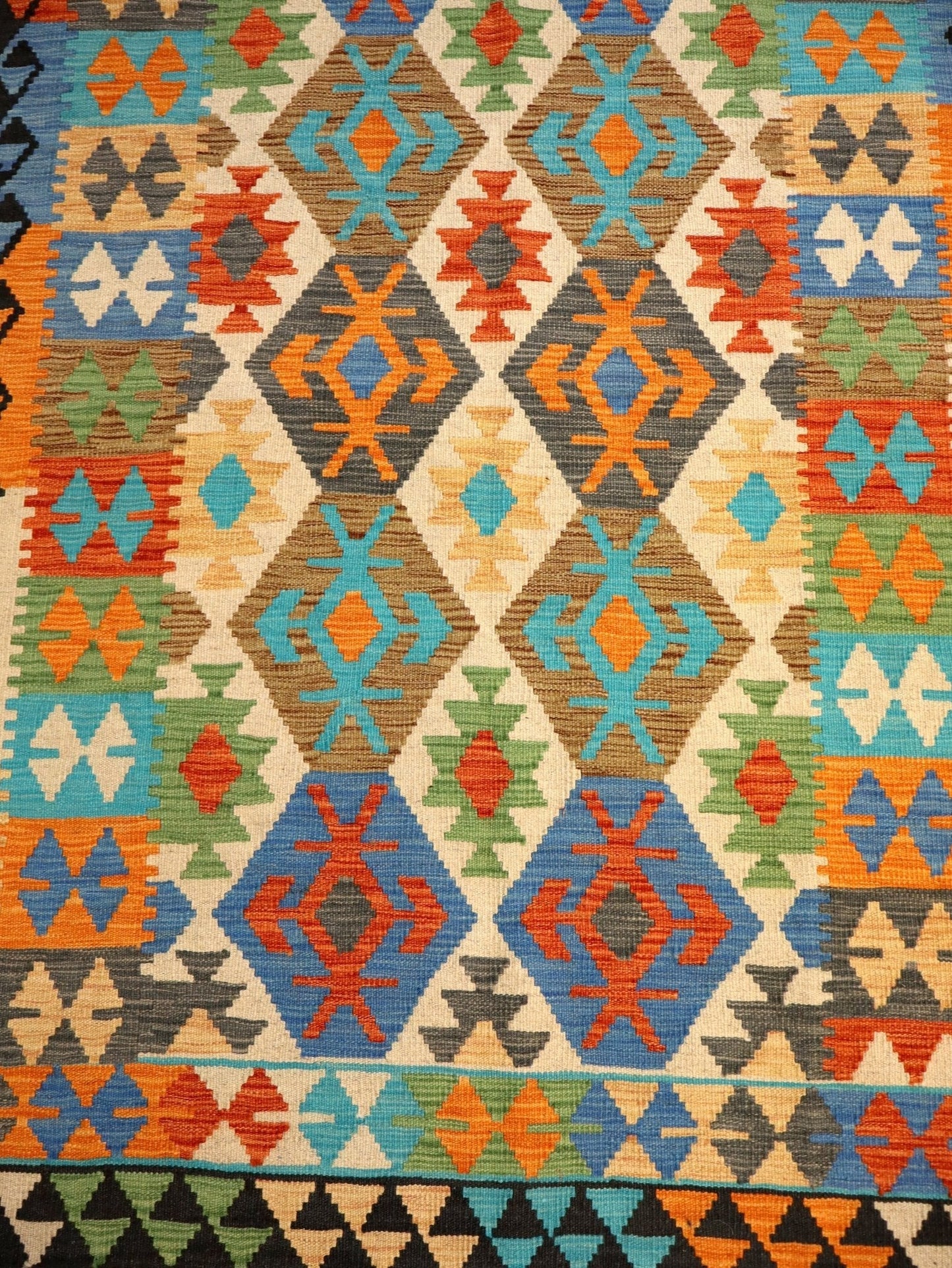 Afghan Maimana Kilim Rug | 4' 2" x 6' 6"