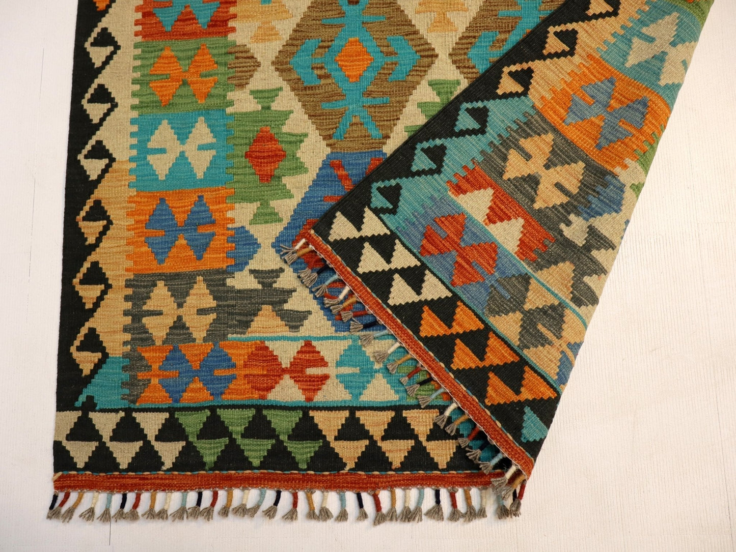 Afghan Maimana Kilim Rug | 4' 2" x 6' 6"