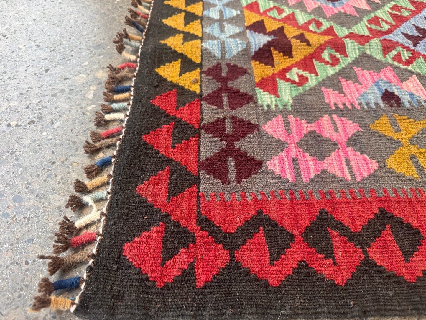 Afghan Maimana Kilim Rug | 5' 5" x 7' 3"