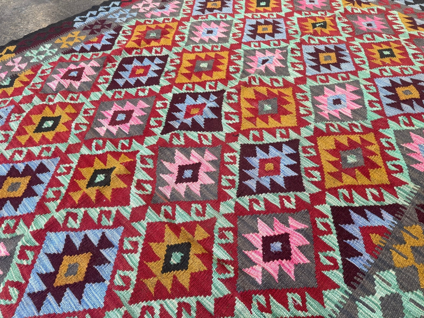 Afghan Maimana Kilim Rug | 5' 5" x 7' 3"