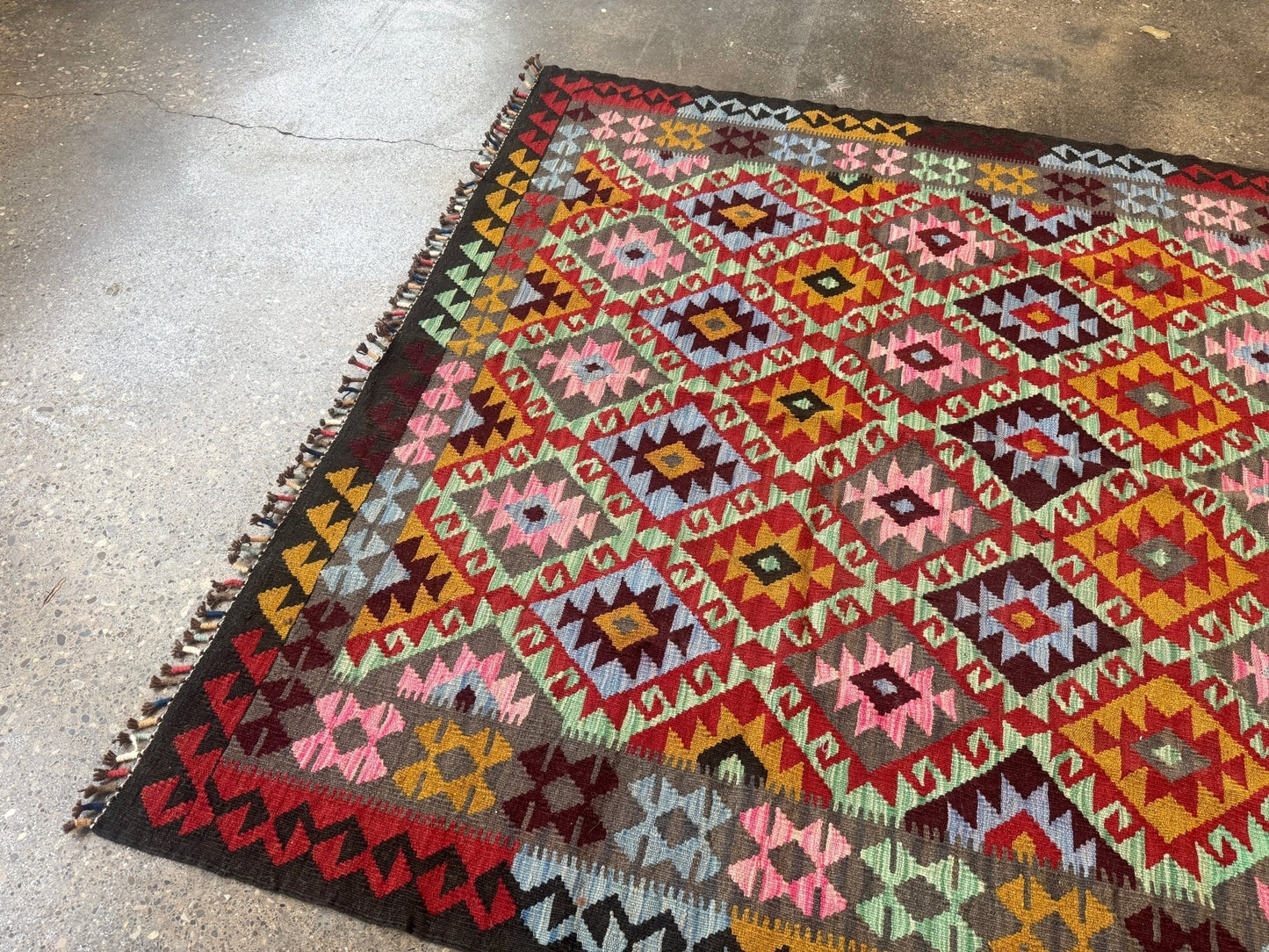Afghan Maimana Kilim Rug | 5' 5" x 7' 3"
