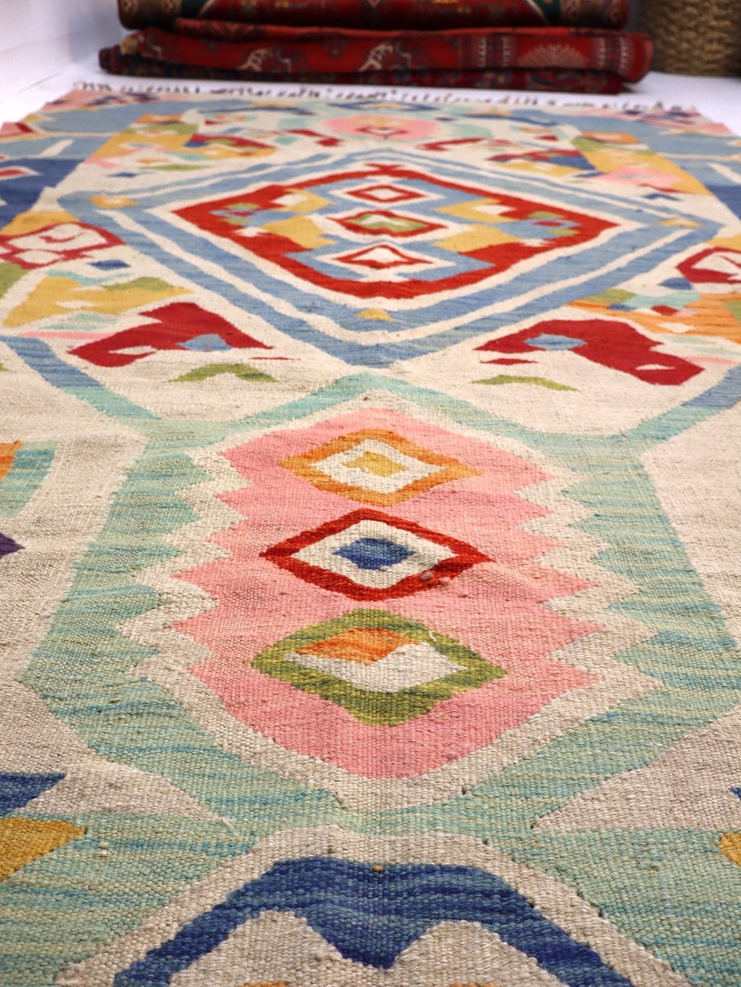 Afghan Maimana Kilim Rug | 5' 7" x 8' 9"