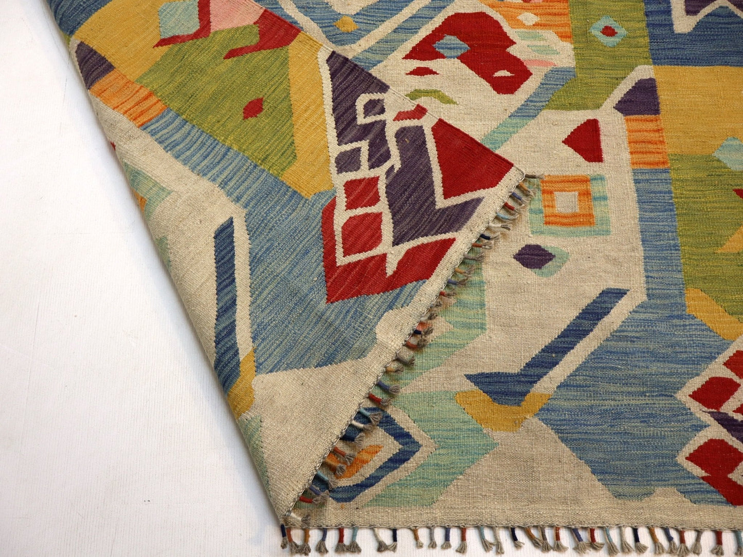 Afghan Maimana Kilim Rug | 5' 7" x 8' 9"