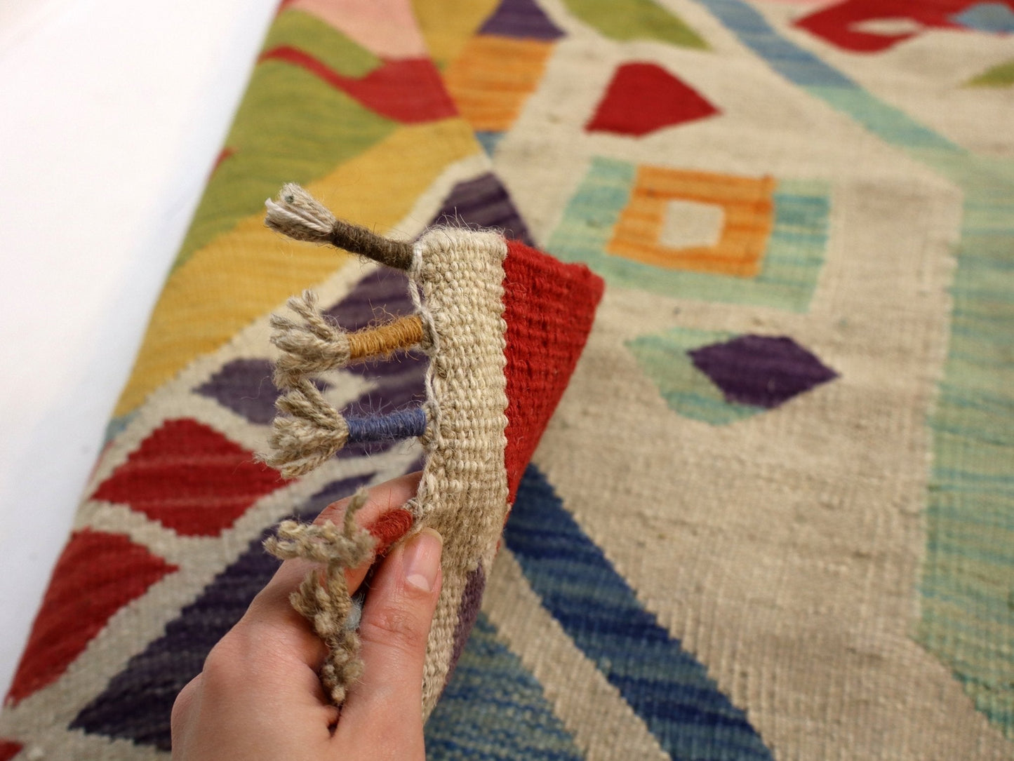 Afghan Maimana Kilim Rug | 5' 7" x 8' 9"