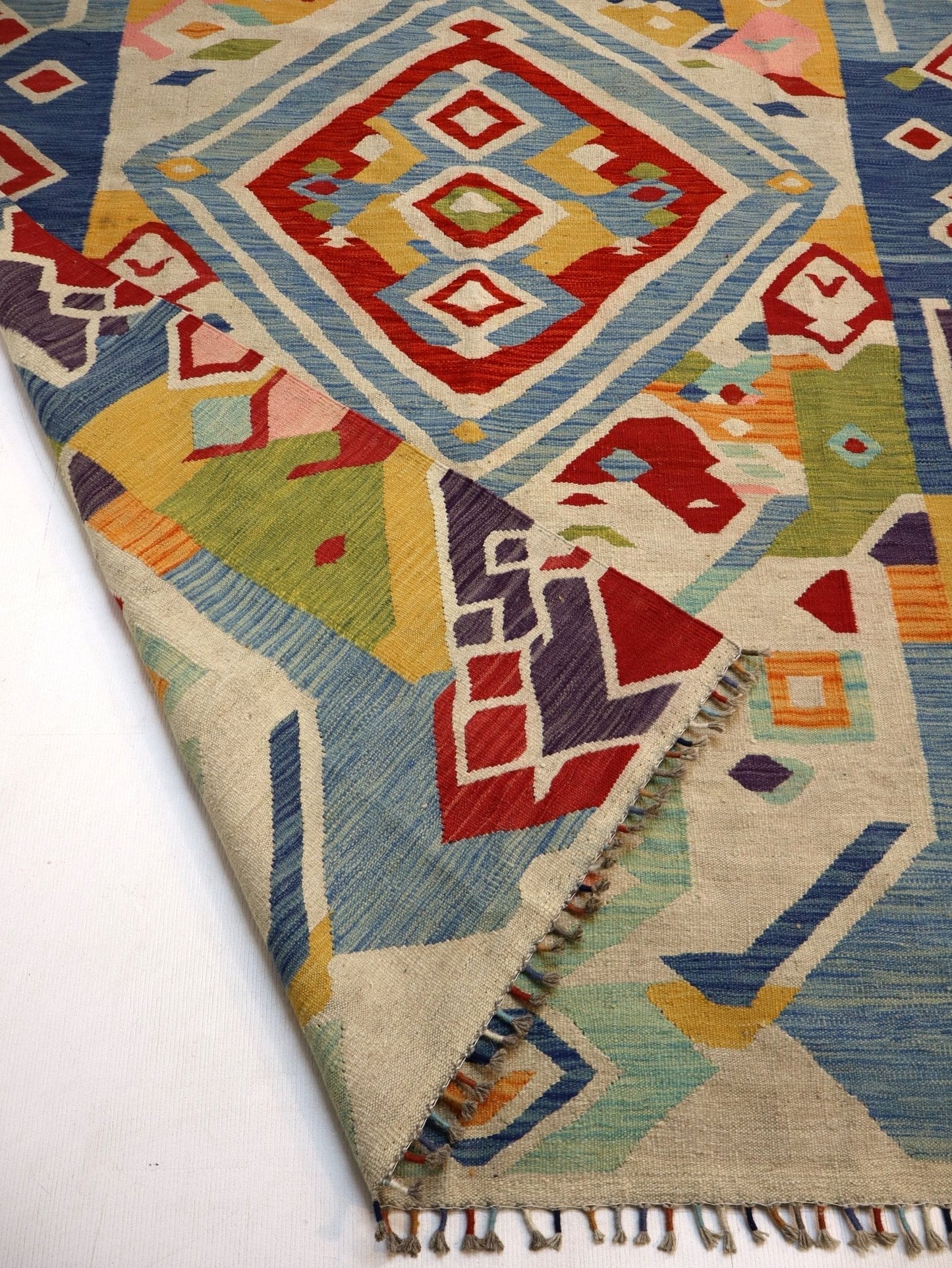 Afghan Maimana Kilim Rug | 5' 7" x 8' 9"