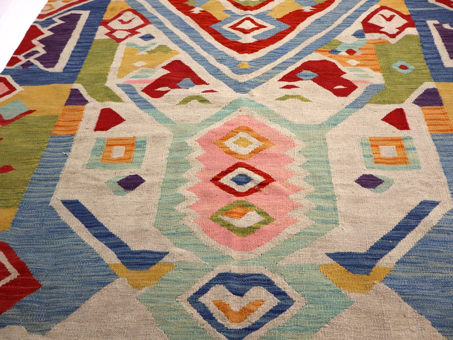Afghan Maimana Kilim Rug | 5' 7" x 8' 9"