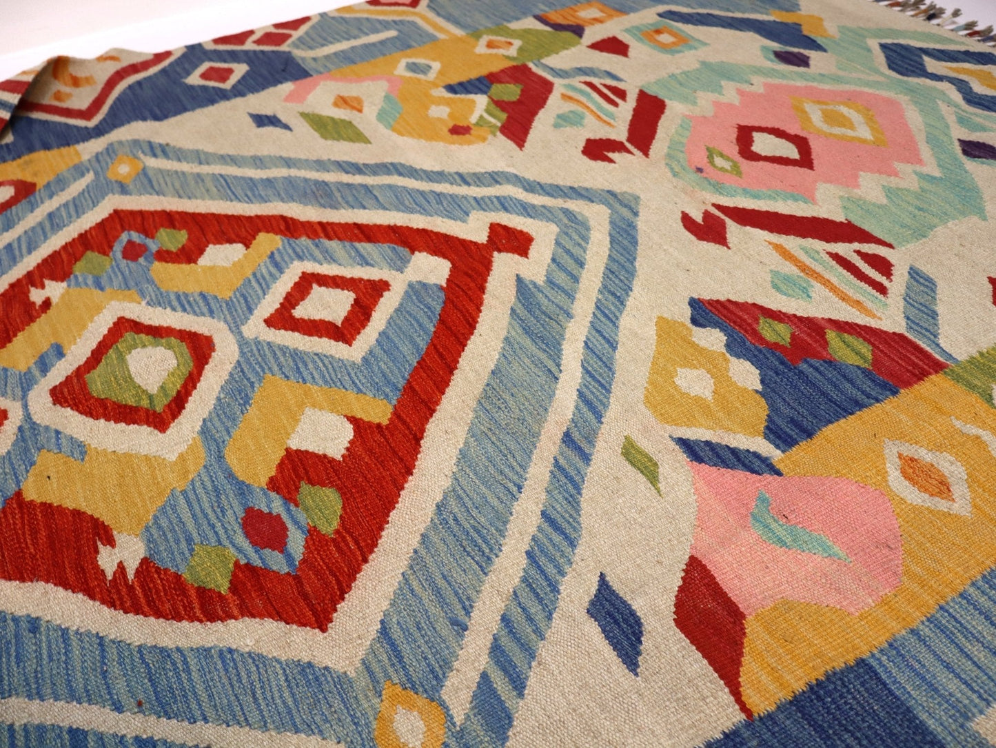 Afghan Maimana Kilim Rug | 5' 7" x 8' 9"