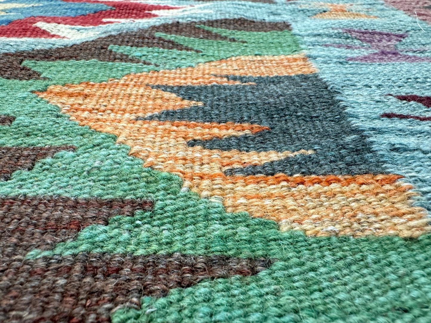 Afghan Maimana Kilim Rug | 5' x 6' 7"