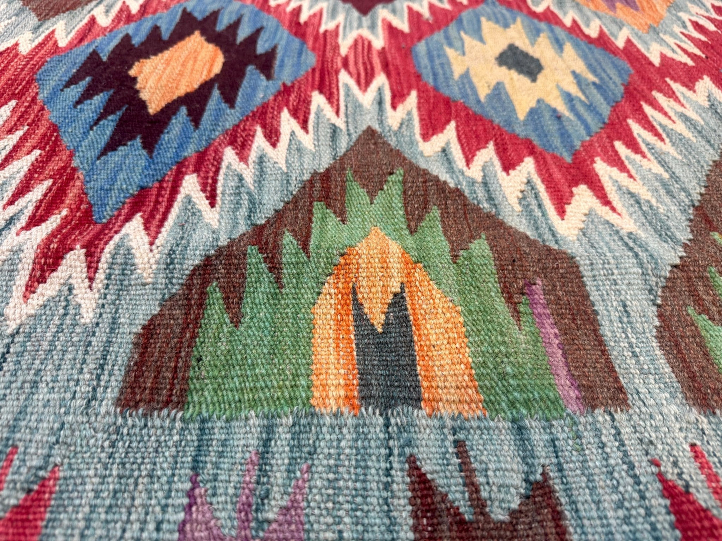 Afghan Maimana Kilim Rug | 5' x 6' 7"