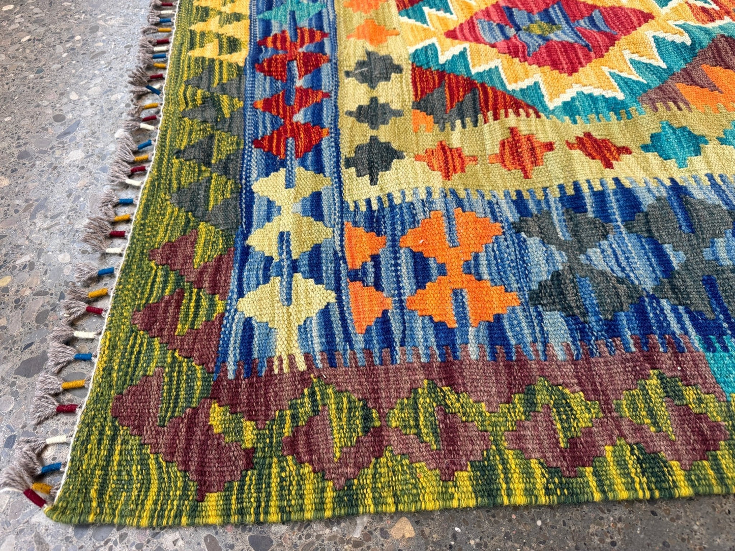 Afghan Maimana Kilim Rug | 6' 10" x 9' 11"