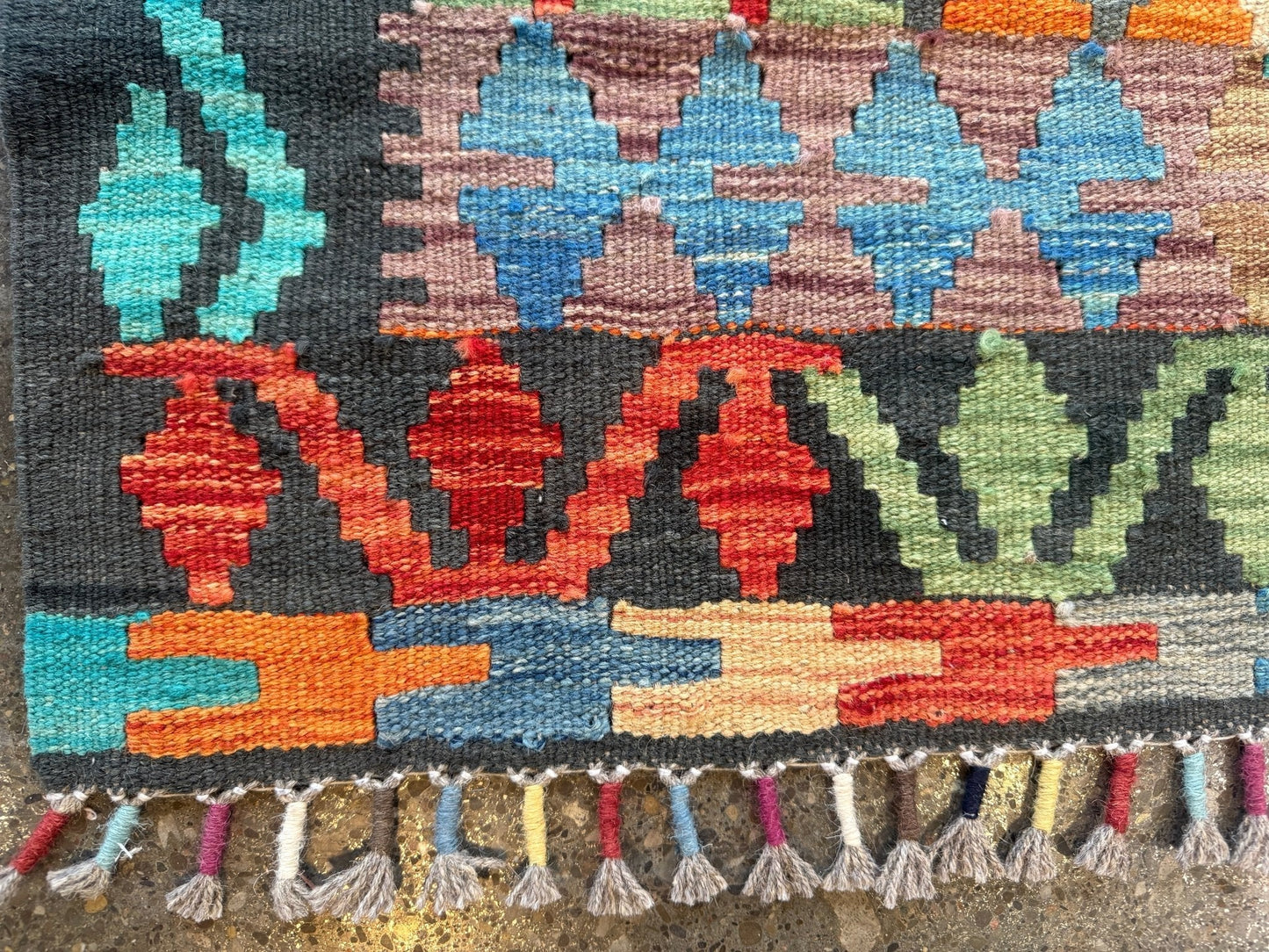 Afghan Maimana Kilim Rug | 6' 6" x 9' 8"