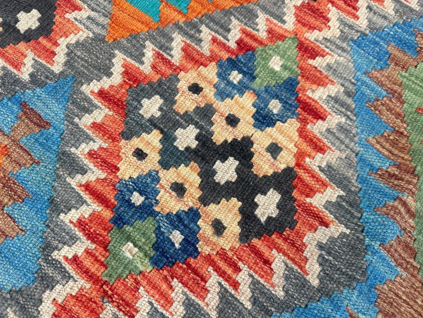 Afghan Maimana Kilim Rug | 6' 6" x 9' 8"
