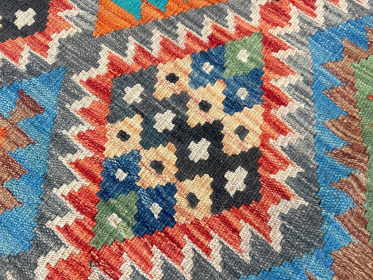 Afghan Maimana Kilim Rug | 6' 6" x 9' 8"